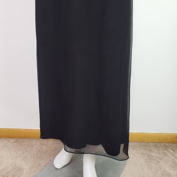 Chrysoula black formal dress with lace overlay - Picture 5 of 12